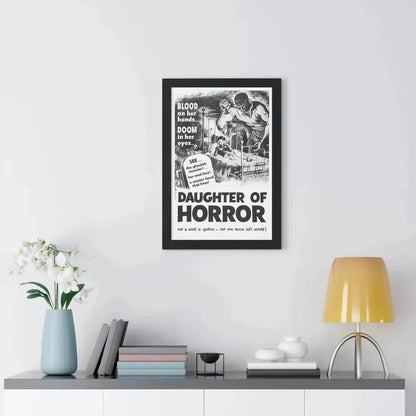 DAUGHTER OF HORROR (DEMENTIA) 1955 - Framed Movie Poster - The Sticker Space