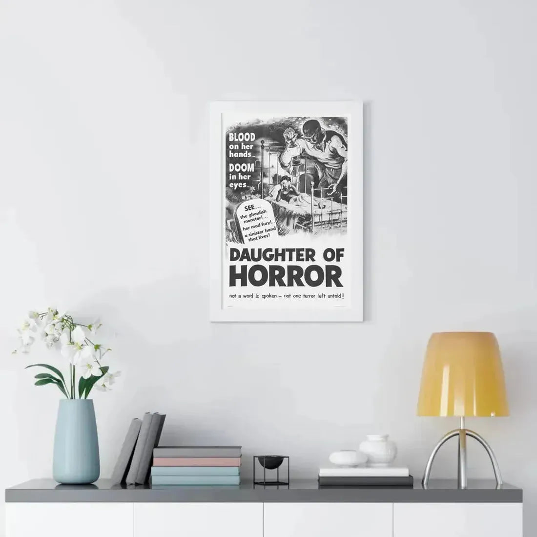 DAUGHTER OF HORROR (DEMENTIA) 1955 - Framed Movie Poster - The Sticker Space