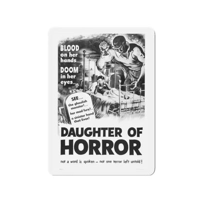 DAUGHTER OF HORROR (DEMENTIA) 1955 Movie Poster - Refrigerator Magnet 2 Inch - The Sticker Space