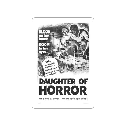 DAUGHTER OF HORROR (DEMENTIA) 1955 Movie Poster STICKER Vinyl Die-Cut Decal 4 Inch - The Sticker Space