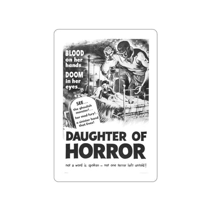 DAUGHTER OF HORROR (DEMENTIA) 1955 Movie Poster STICKER Vinyl Die-Cut Decal-5 Inch-The Sticker Space