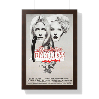 DAUGHTERS OF DARKNESS 1971 - Framed Movie Poster-16″ x 24″-The Sticker Space