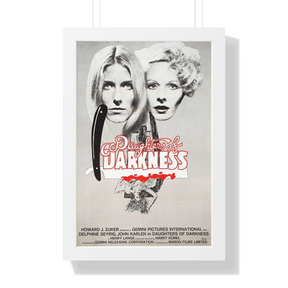 DAUGHTERS OF DARKNESS 1971 - Framed Movie Poster-16″ x 24″-The Sticker Space