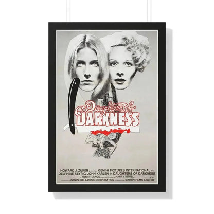 DAUGHTERS OF DARKNESS 1971 - Framed Movie Poster - The Sticker Space