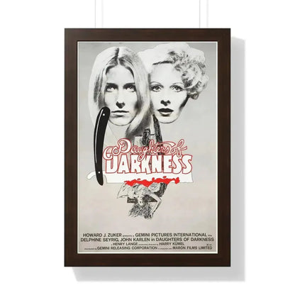 DAUGHTERS OF DARKNESS 1971 - Framed Movie Poster - The Sticker Space