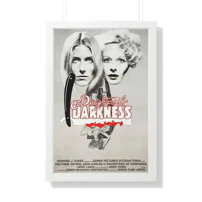DAUGHTERS OF DARKNESS 1971 - Framed Movie Poster - The Sticker Space