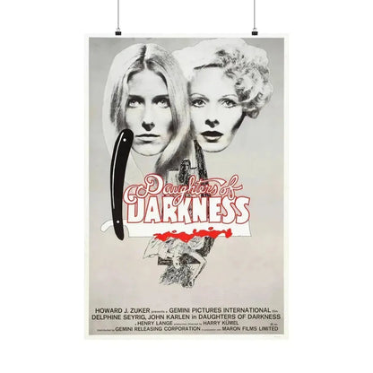 DAUGHTERS OF DARKNESS 1971 - Paper Movie Poster 24″ x 36″ Matte - The Sticker Space
