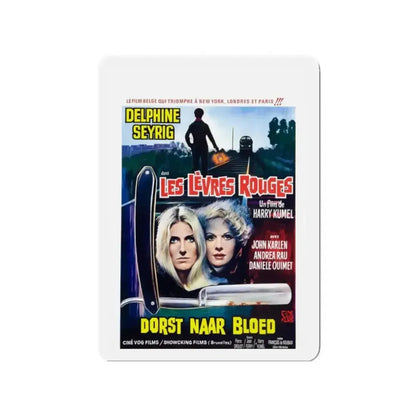 DAUGHTERS OF DARKNESS (BELGIAN) 1971 Movie Poster - Refrigerator Magnet - The Sticker Space