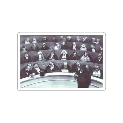 DAUMIER, Honore - 22 (Artwork) STICKER Vinyl Die-Cut Decal - The Sticker Space