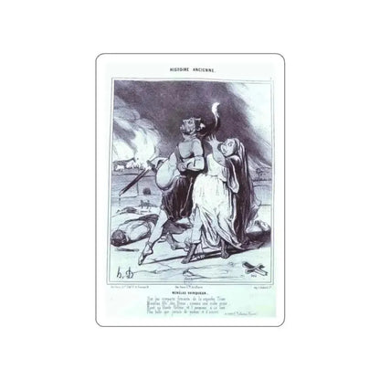 DAUMIER, Honore - 25 (Artwork) STICKER Vinyl Die-Cut Decal - The Sticker Space