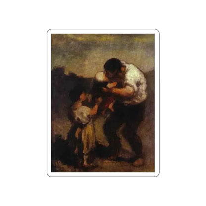 DAUMIER, Honore - 35 (Artwork) STICKER Vinyl Die-Cut Decal White Die-Cut 2 Inch - The Sticker Space