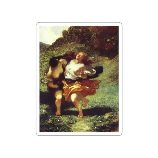 DAUMIER, Honore - 40 (Artwork) STICKER Vinyl Die-Cut Decal White Die-Cut 2 Inch - The Sticker Space