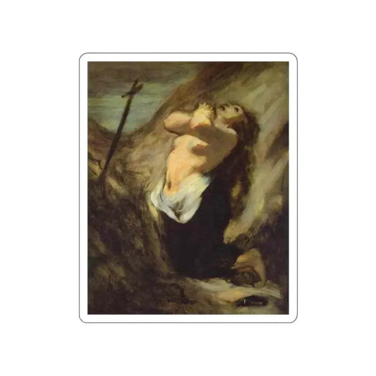 DAUMIER, Honore - 42 (Artwork) STICKER Vinyl Die-Cut Decal White Die-Cut 2 Inch - The Sticker Space