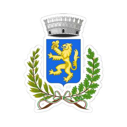 Davagna-Stemma (Italy) (Coat of Arms) STICKER Vinyl Kiss-Cut Decal 6 Inch White - The Sticker Space