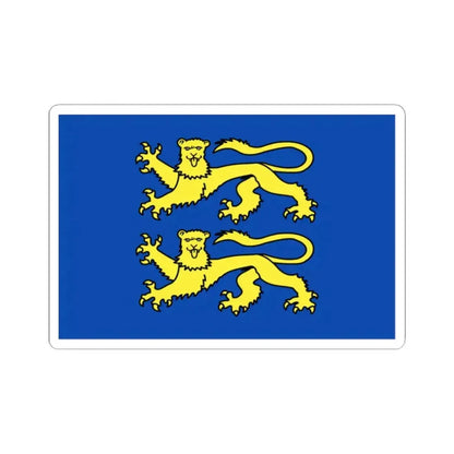 Daverdisse vlag (Belgium) STICKER Vinyl Kiss-Cut Decal 2 Inch White - The Sticker Space