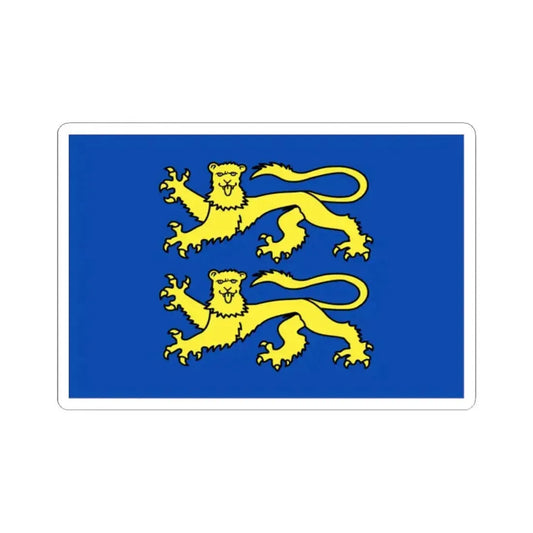 Daverdisse vlag (Belgium) STICKER Vinyl Kiss-Cut Decal 2 Inch White - The Sticker Space