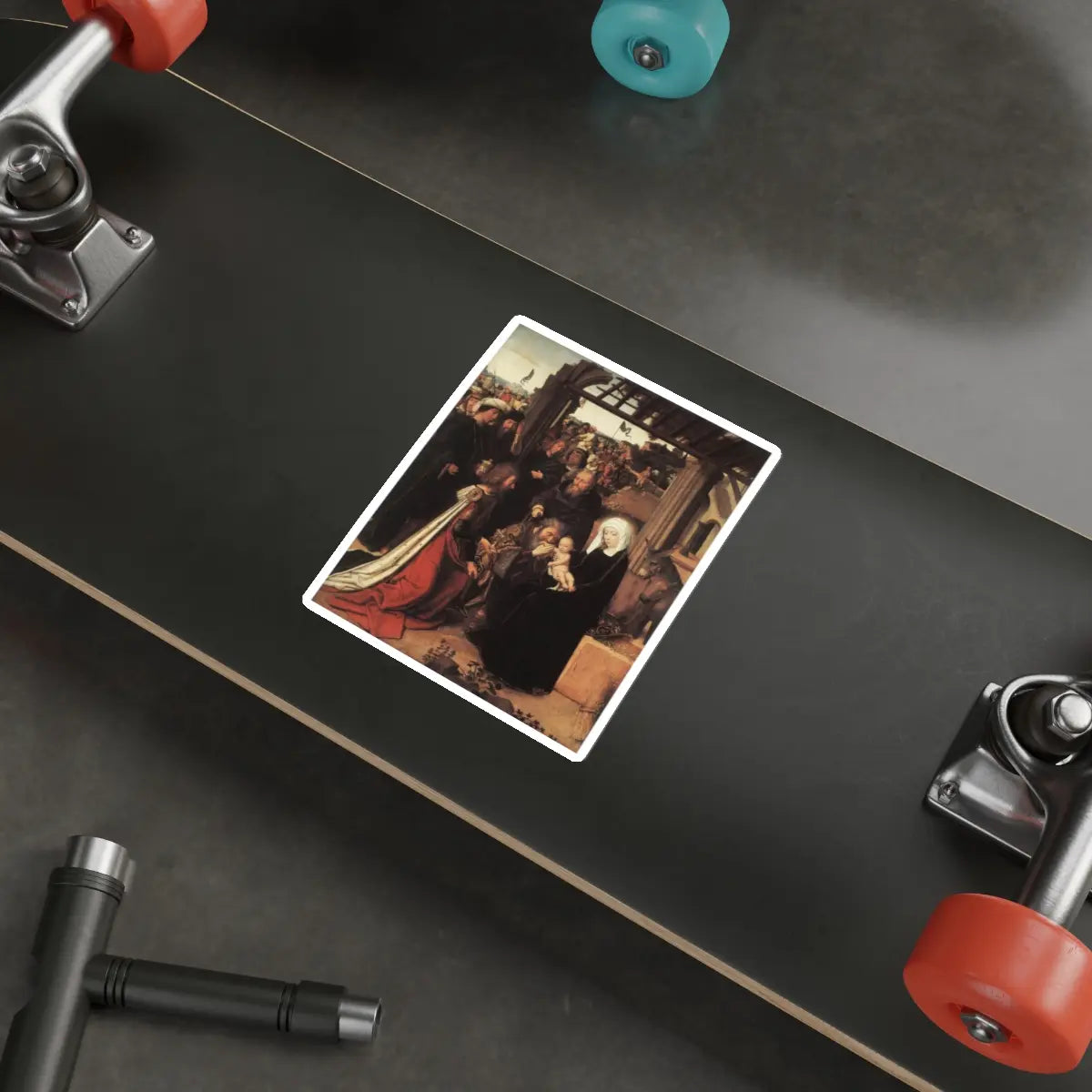 SKU:32142548426173231715 Sticker types:White Shape:Die-Cut Sizes:5" × 5"