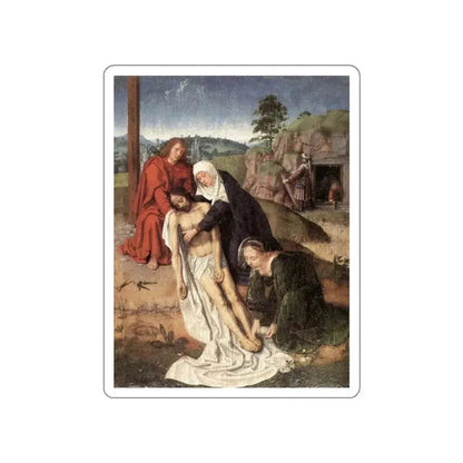 DAVID, Gerard - Lamentation (Artwork) STICKER Vinyl Die-Cut Decal White Die-Cut 3 Inch - The Sticker Space