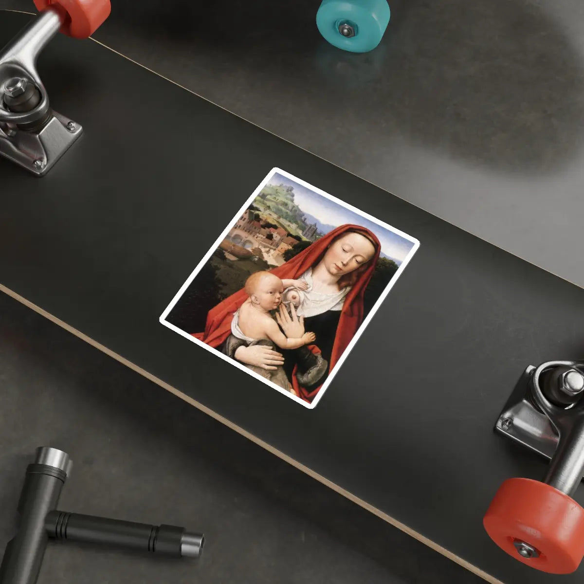 SKU:18397718822958679952 Sticker types:White Shape:Die-Cut Sizes:5" × 5"
