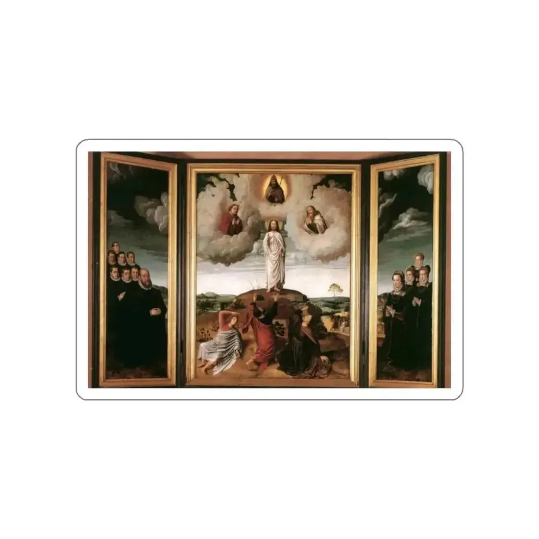DAVID, Gerard - The Transfiguration of Christ (Artwork) STICKER Vinyl Die-Cut Decal - The Sticker Space