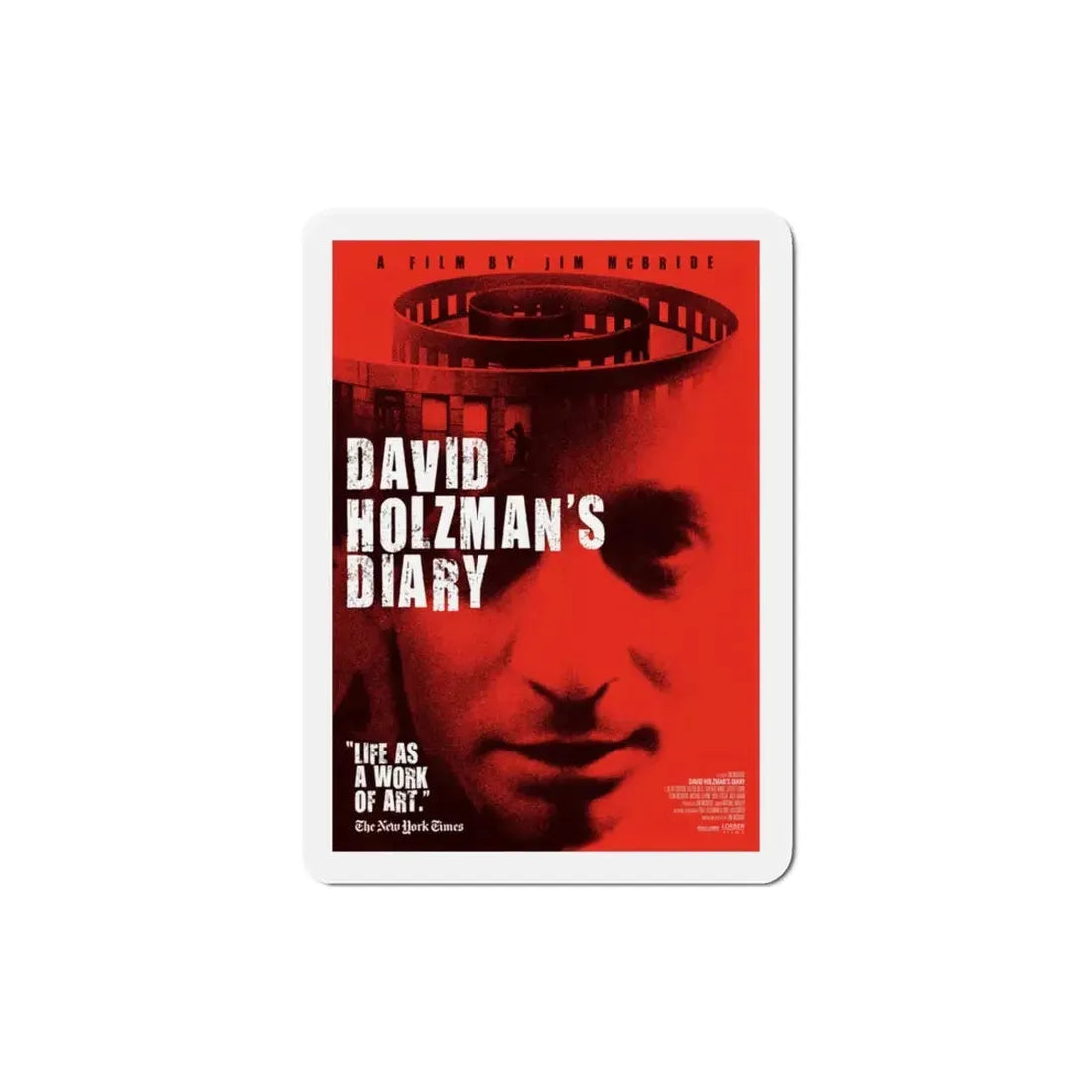 David Holzman's Diary 1975 Movie Poster Refrigerator Magnet 3 Inch - The Sticker Space