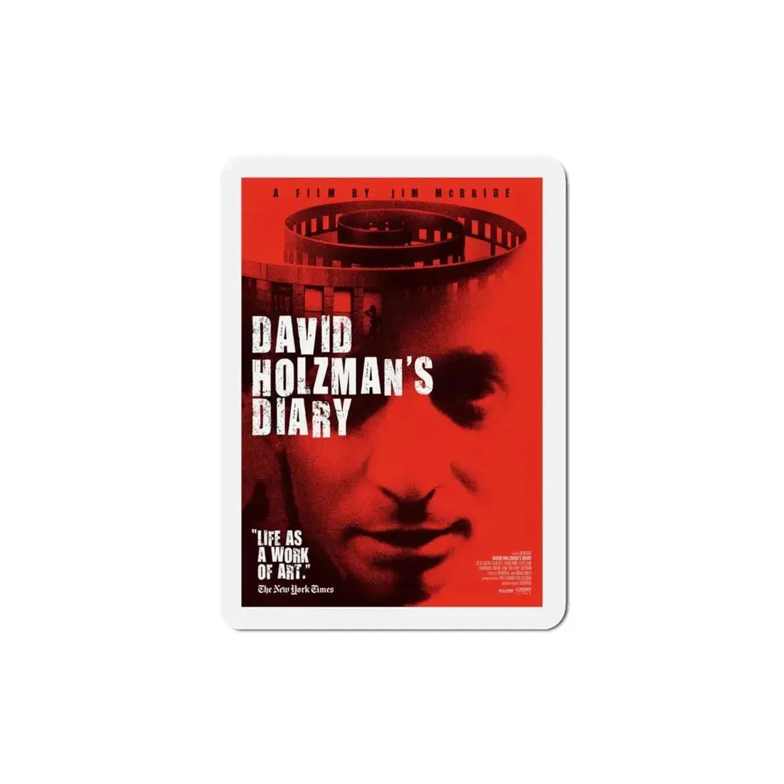 David Holzman's Diary 1975 Movie Poster Refrigerator Magnet - The Sticker Space