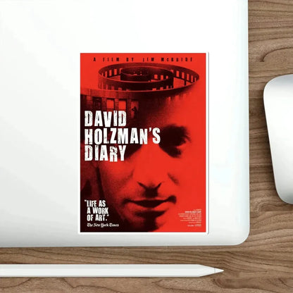 David Holzman's Diary 1975 Movie Poster STICKER Vinyl Die-Cut Decal - The Sticker Space