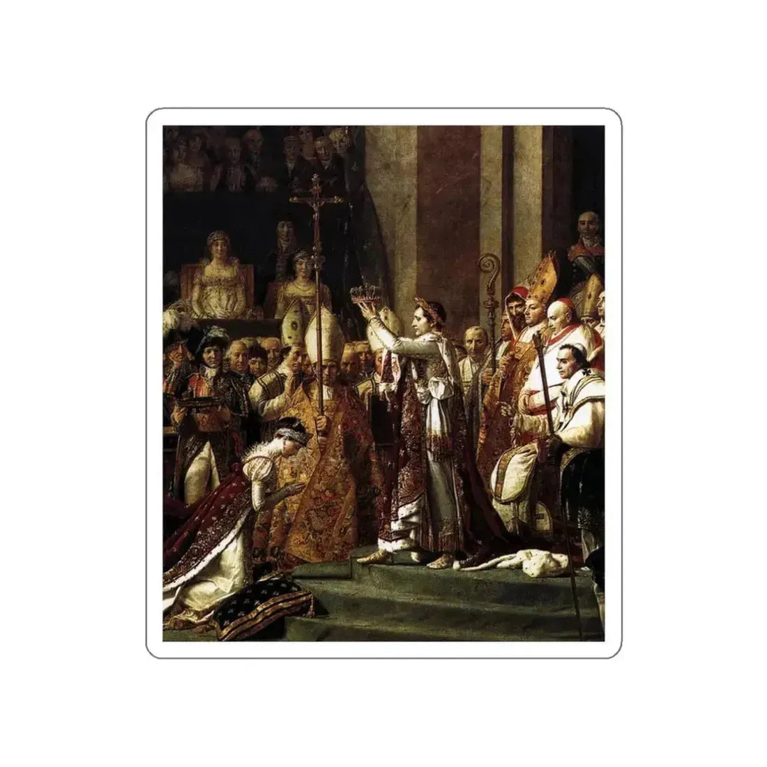 DAVID, Jacques-Louis (Artwork) STICKER Vinyl Die-Cut Decal White Die-Cut 3 Inch - The Sticker Space