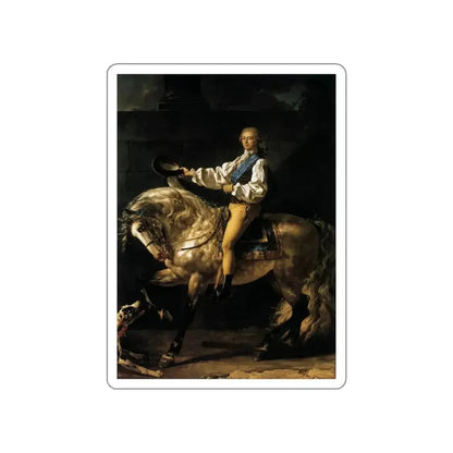DAVID,Jacques-Louis - Count Potocki (Artwork) STICKER Vinyl Die-Cut Decal - The Sticker Space