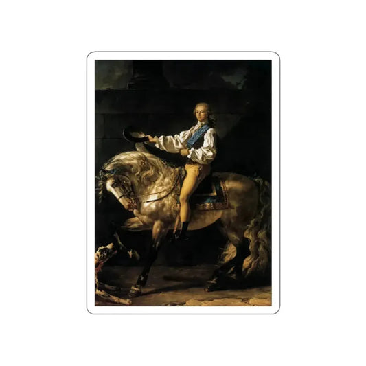 DAVID,Jacques-Louis - Count Potocki (Artwork) STICKER Vinyl Die-Cut Decal White Die-Cut 2 Inch - The Sticker Space