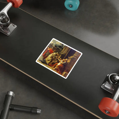 SKU:10384327249158021758 Sticker types:White Shape:Die-Cut Sizes:4" × 4"