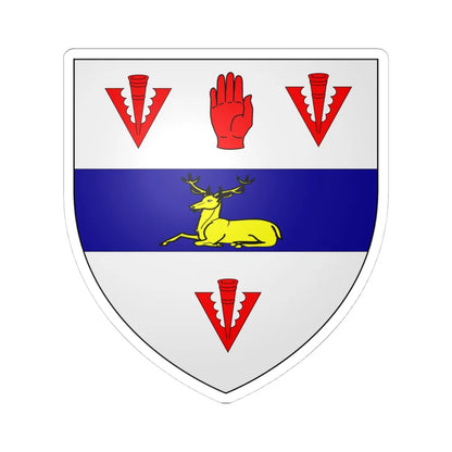 Davidson of Davidson arms (Scotland) (Coat of Arms) STICKER Vinyl Kiss-Cut Decal 4 Inch White - The Sticker Space