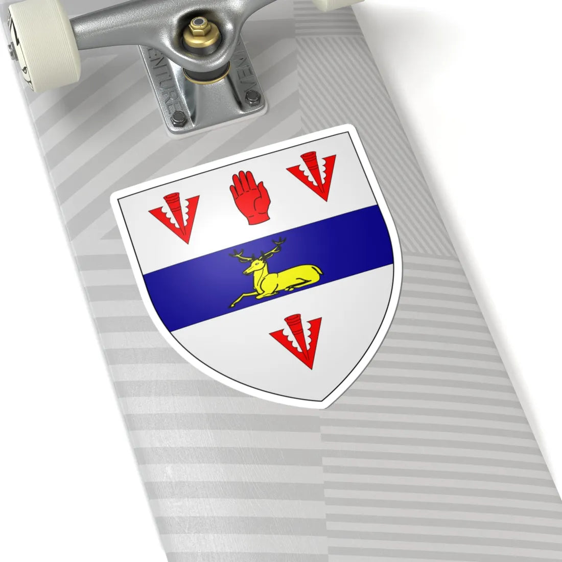 Davidson of Davidson arms (Scotland) (Coat of Arms) STICKER Vinyl Kiss-Cut Decal - The Sticker Space