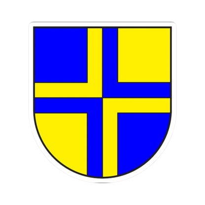 Davos wappen (Switzerland) (Coat of Arms) STICKER Vinyl Kiss-Cut Decal 2 Inch White - The Sticker Space