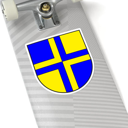 Davos wappen (Switzerland) (Coat of Arms) STICKER Vinyl Kiss-Cut Decal - The Sticker Space