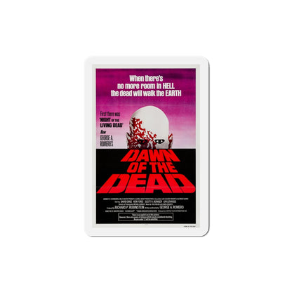 Dawn of the Dead 1979 Movie Poster Die-Cut Magnet-3 Inch-The Sticker Space