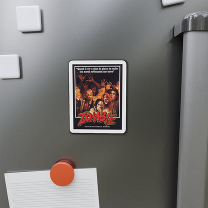 DAWN OF THE DEAD (FRENCH) 1978 Movie Poster - Die-Cut Magnet-The Sticker Space