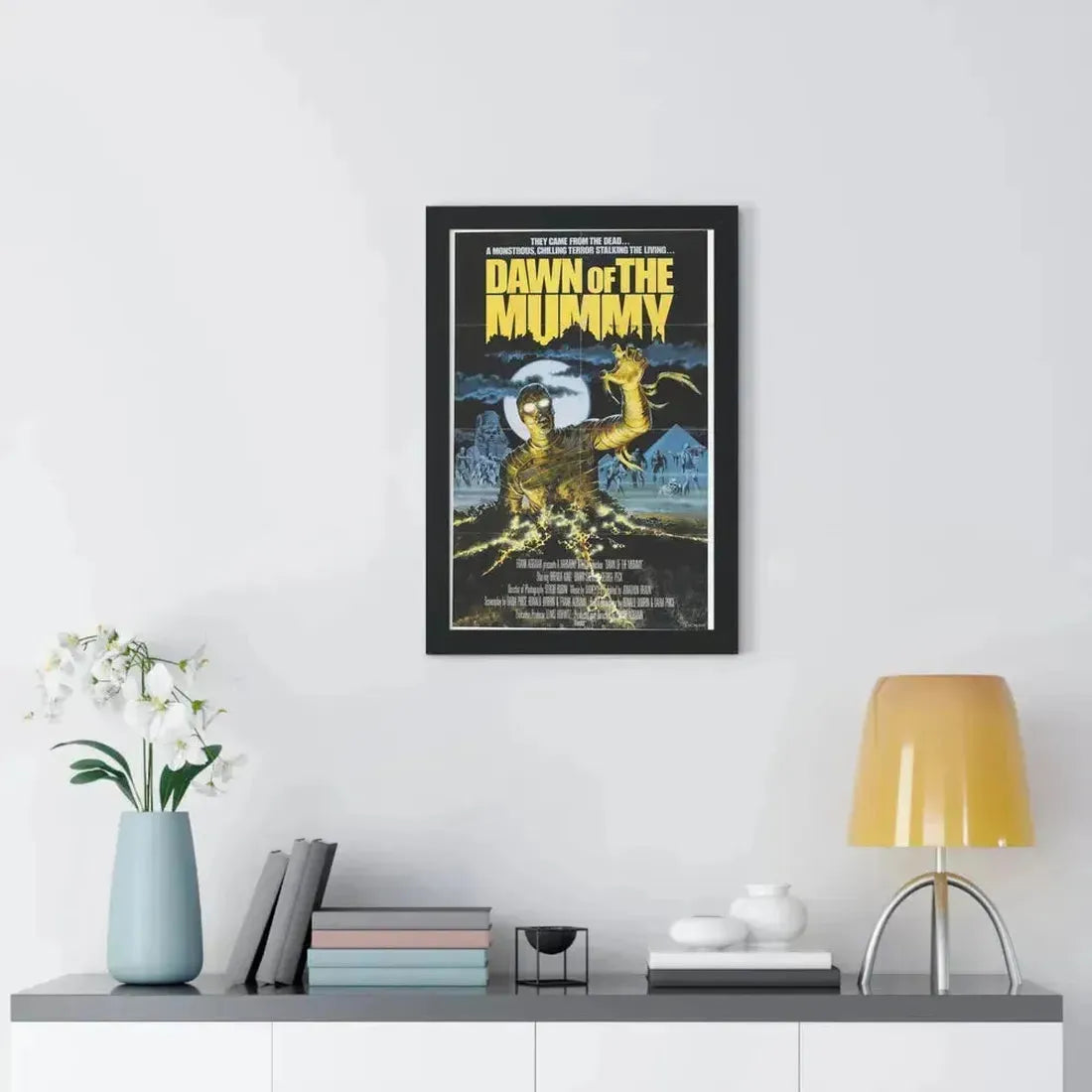 DAWN OF THE MUMMY 1981 - Framed Movie Poster - The Sticker Space