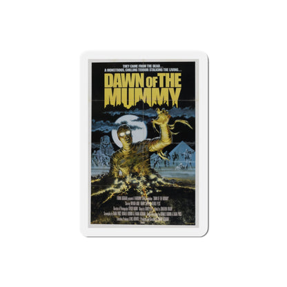 Dawn of the Mummy 1981 Movie Poster Die-Cut Magnet-The Sticker Space