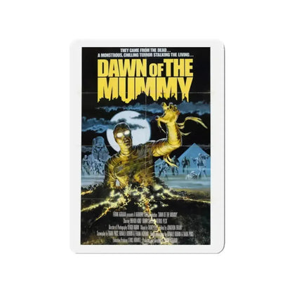 DAWN OF THE MUMMY 1981 Movie Poster - Refrigerator Magnet - The Sticker Space