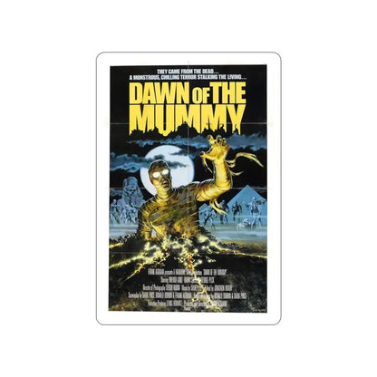 DAWN OF THE MUMMY 1981 Movie Poster STICKER Vinyl Die-Cut Decal - The Sticker Space