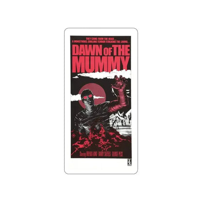 DAWN OF THE MUMMY (2) 1981 Movie Poster STICKER Vinyl Die-Cut Decal 5 Inch - The Sticker Space