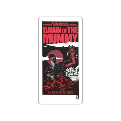 DAWN OF THE MUMMY (2) 1981 Movie Poster STICKER Vinyl Die-Cut Decal - The Sticker Space