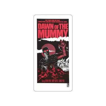 DAWN OF THE MUMMY (2) 1981 Movie Poster STICKER Vinyl Die-Cut Decal - The Sticker Space