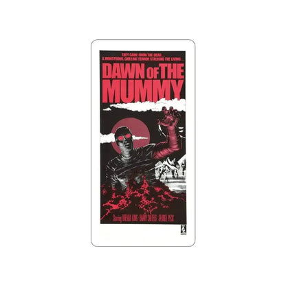 DAWN OF THE MUMMY (2) 1981 Movie Poster STICKER Vinyl Die-Cut Decal - The Sticker Space