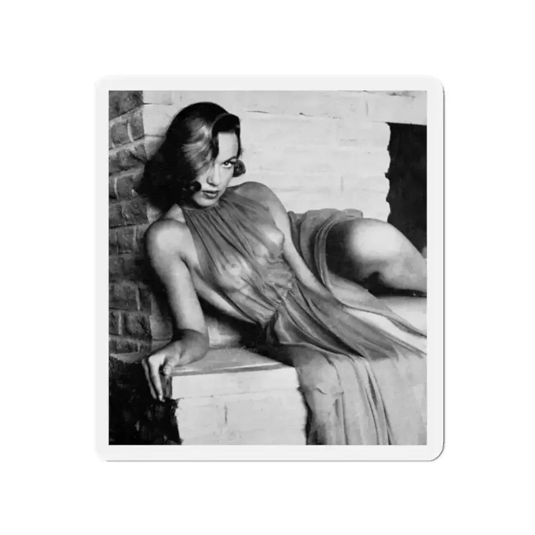 Dawn Richard #17 - See through top (Vintage Female Icon) Refrigerator Magnet 2 Inch Die-Cut - The Sticker Space