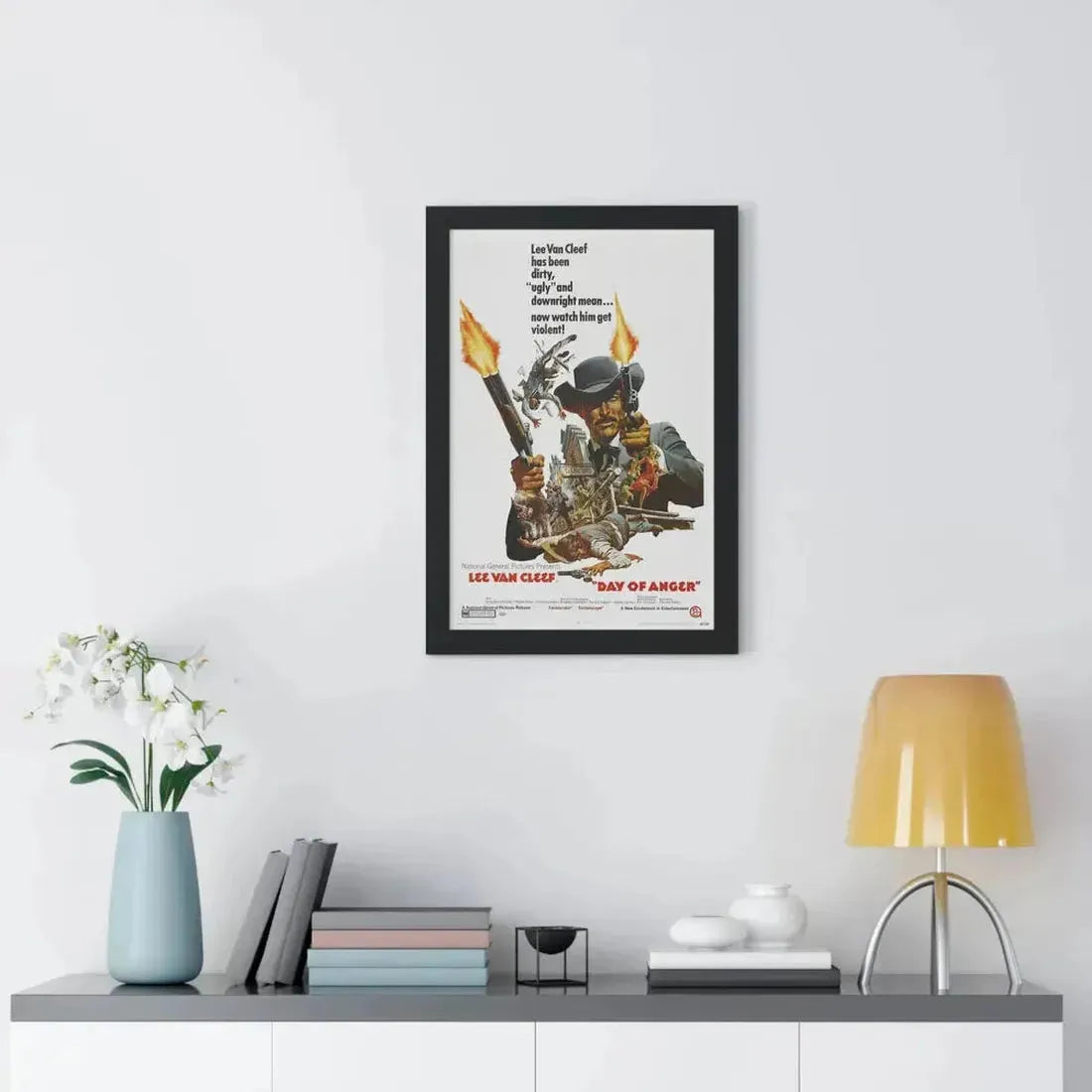 DAY OF ANGER 1967 - Framed Movie Poster - The Sticker Space