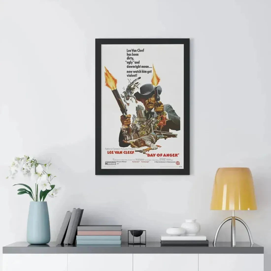 DAY OF ANGER 1967 - Framed Movie Poster - The Sticker Space