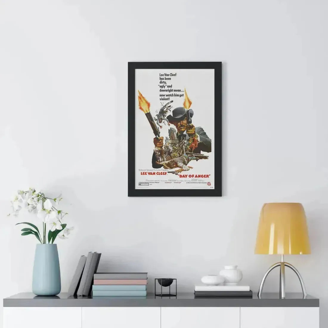 DAY OF ANGER 1967 - Framed Movie Poster - The Sticker Space