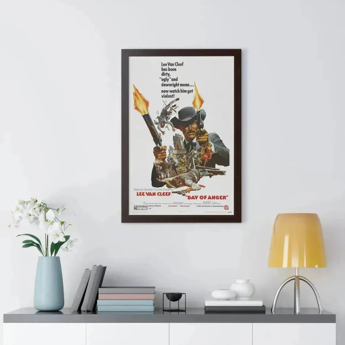 DAY OF ANGER 1967 - Framed Movie Poster - The Sticker Space